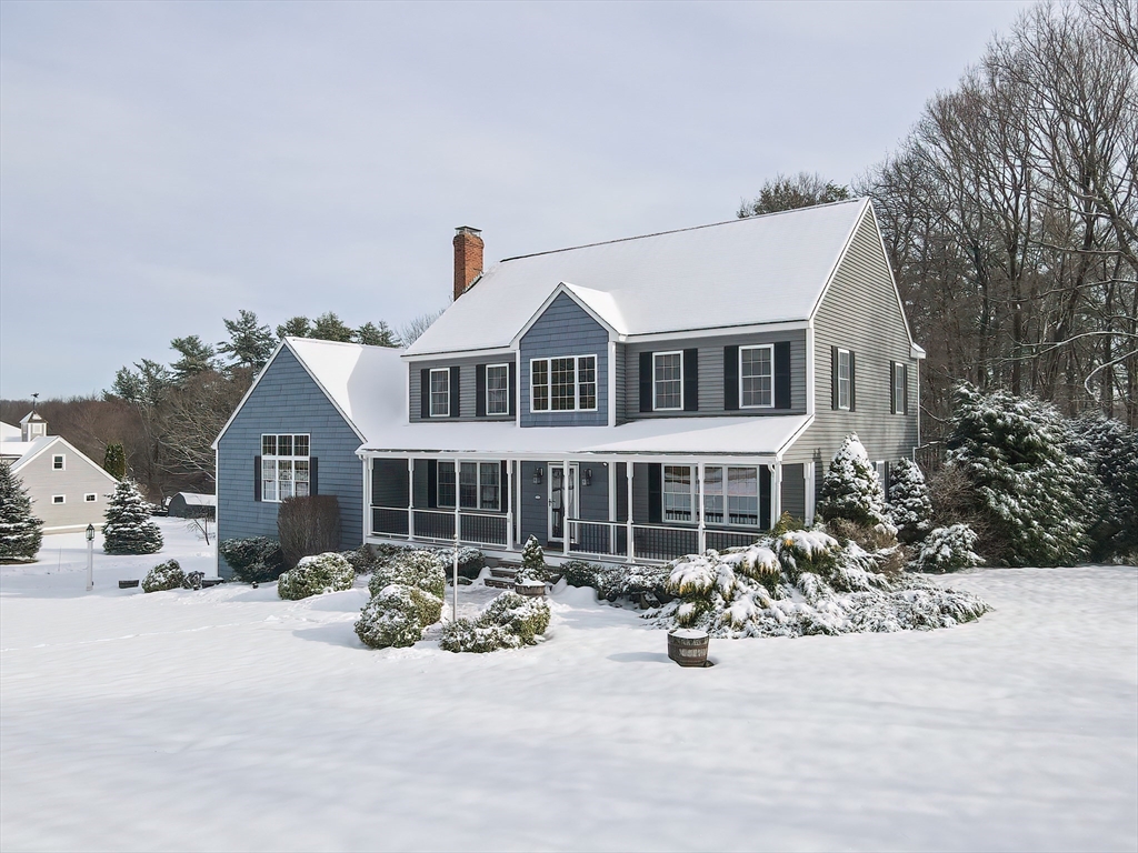 11 Brigham Road Paxton, MA 01612 - Photo 2 of 42 a view of a white house and a large tree in front of it