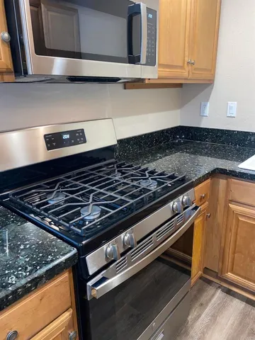 a close view of stove