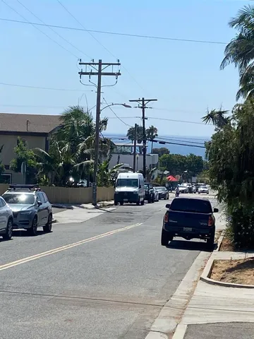 a car parked on the side of a street