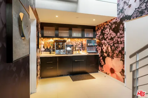 a outdoor space with lots of tables and chairs