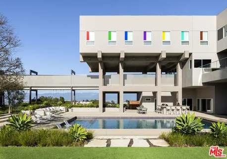 a view of a city and mountains