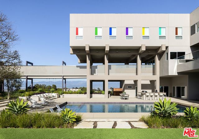 a view of a city and mountains