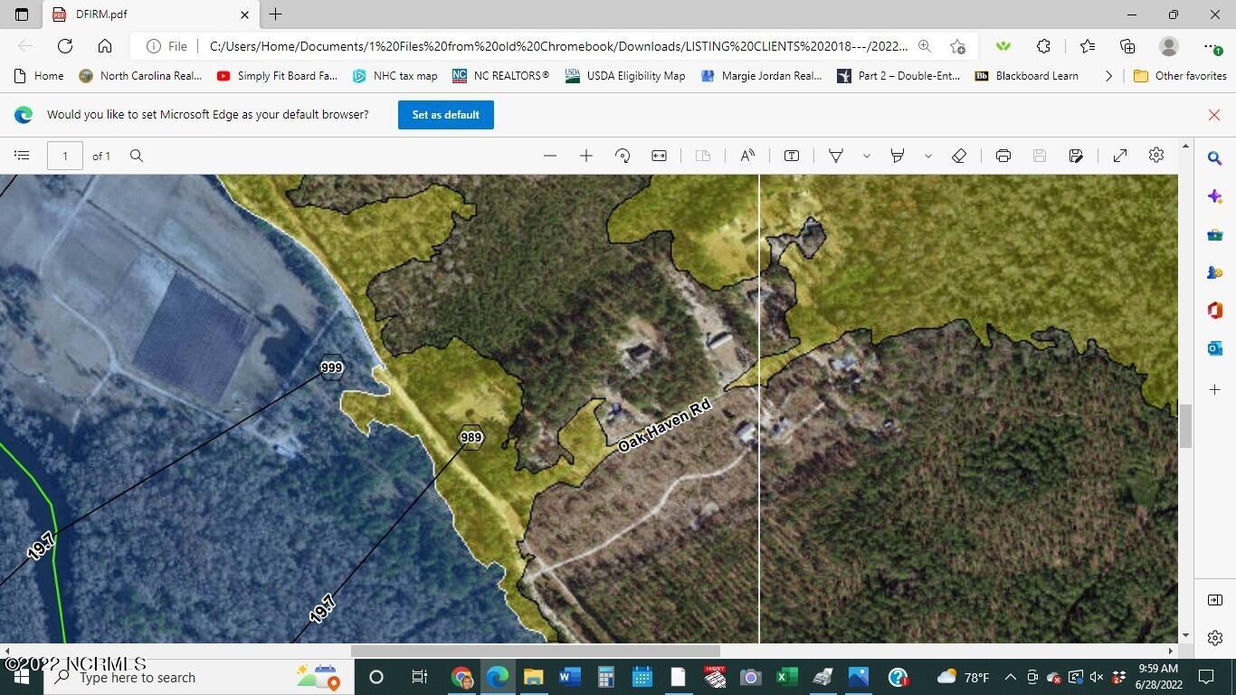 Lot 4 Oak Haven Road Atkinson, NC 28421 - Photo 4 of 17 Lot 4 Oak Haven FIRM screenshot showing