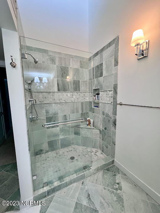 545 Salter Path Road, Unit L5 Pine Knoll Shores, NC 28512 - Photo 21 of 54 Gorgeous shower in Owner's Suite