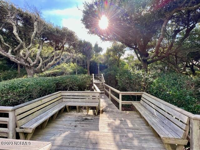 545 Salter Path Road, Unit L5 Pine Knoll Shores, NC 28512 - Photo 36 of 54 Boardwalk trail to the beach access just behind the unit