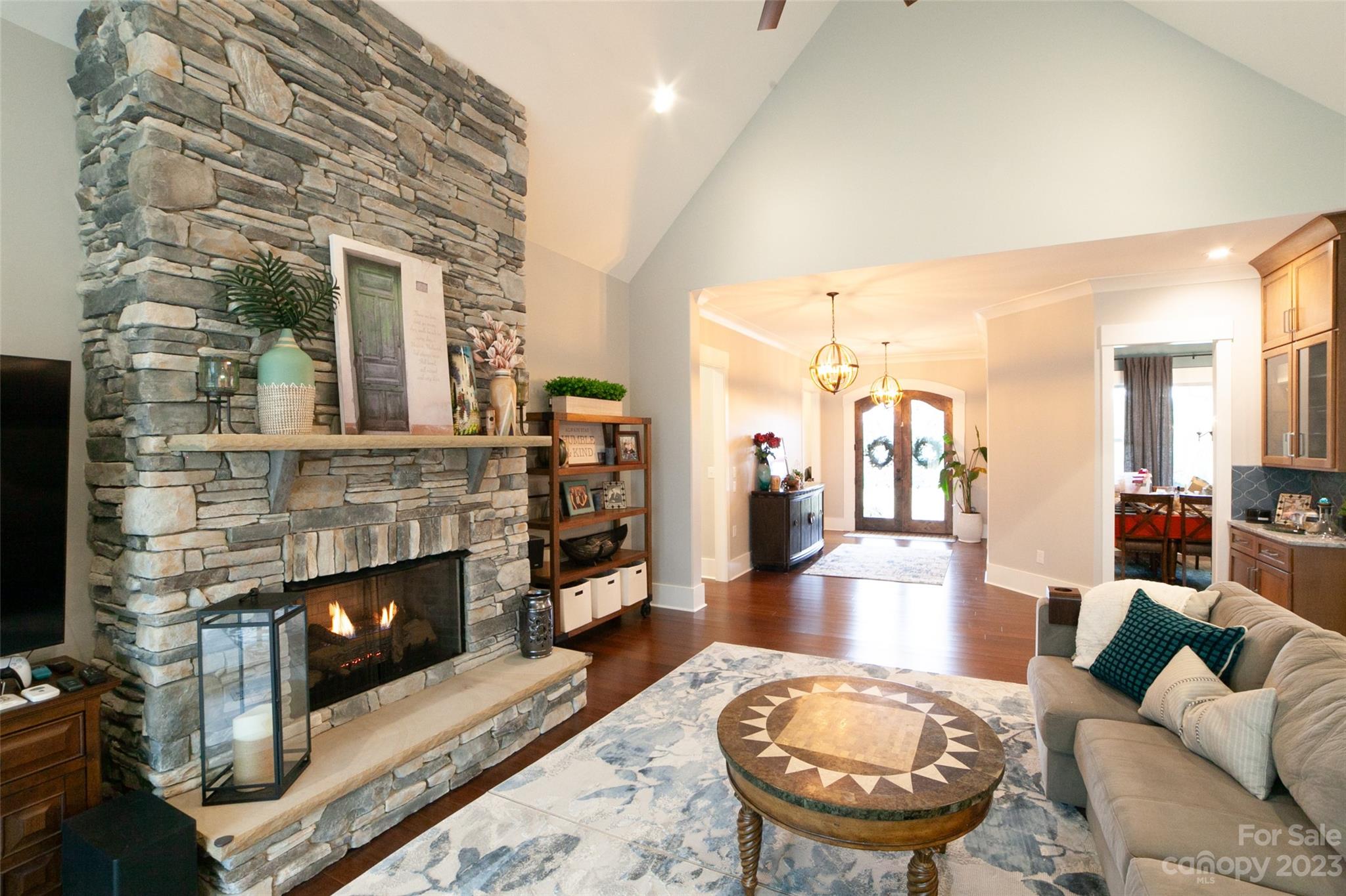 169 Thomas Road Clover, SC 29710 - Photo 10 of 47 a living room with furniture and a fireplace