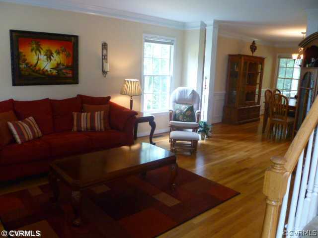 5403 Meadow Chase Road Midlothian, VA 23112 - Photo 4 of 22 a living room with furniture and a flat screen tv