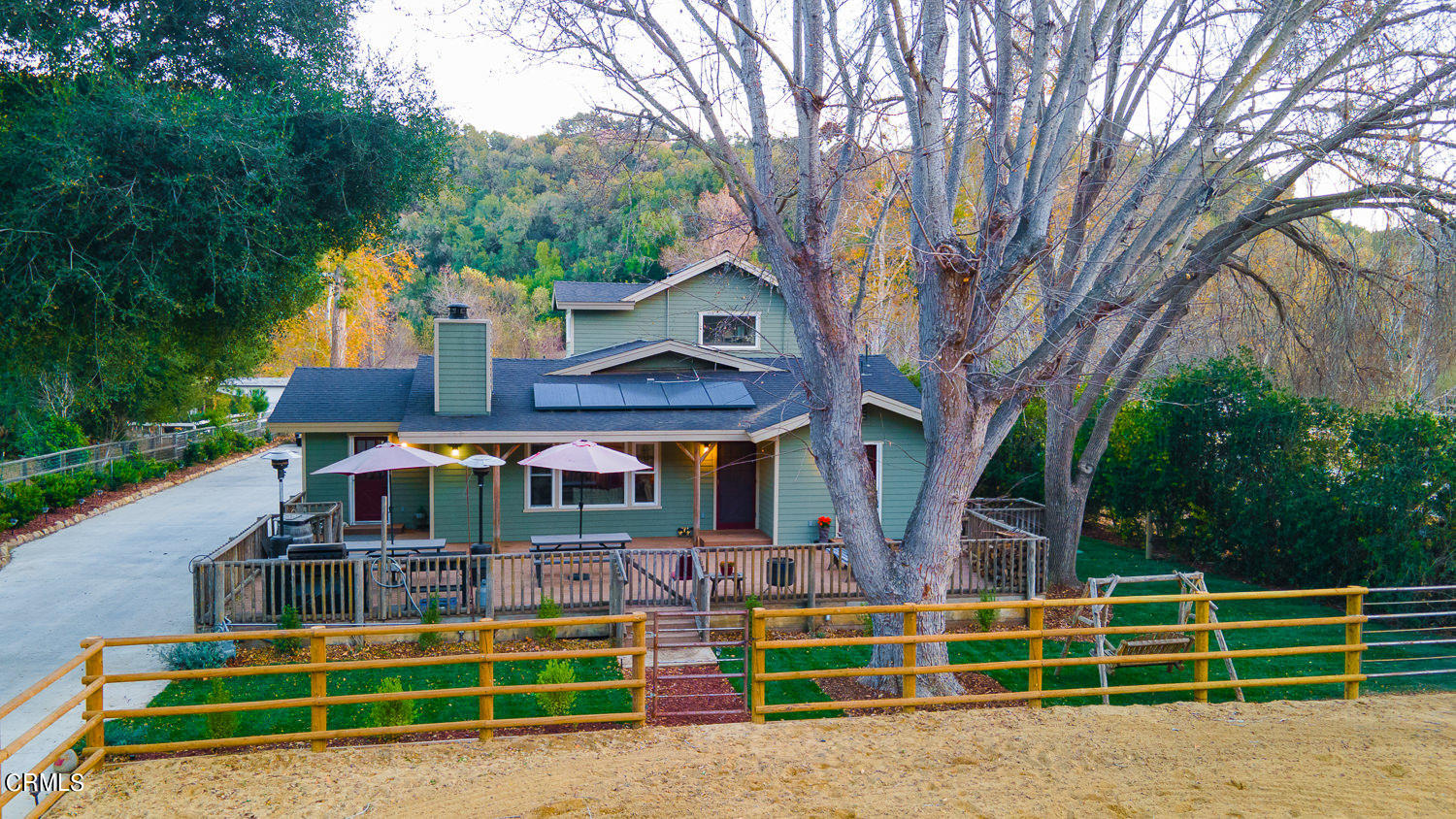 9972 Creek Road Oak View, CA 93022 - Photo 3 of 50 a front view of a house with garden
