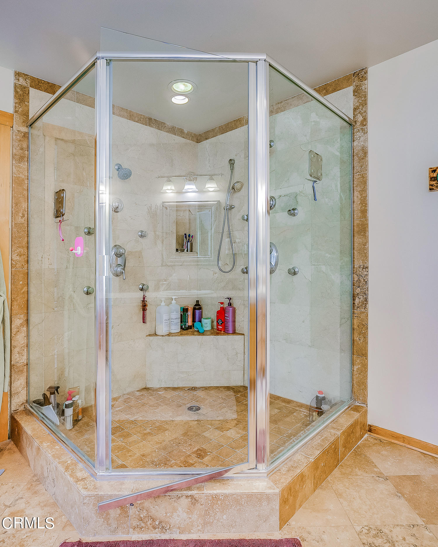 9972 Creek Road Oak View, CA 93022 - Photo 30 of 50 a bathroom with a shower and a bath tub