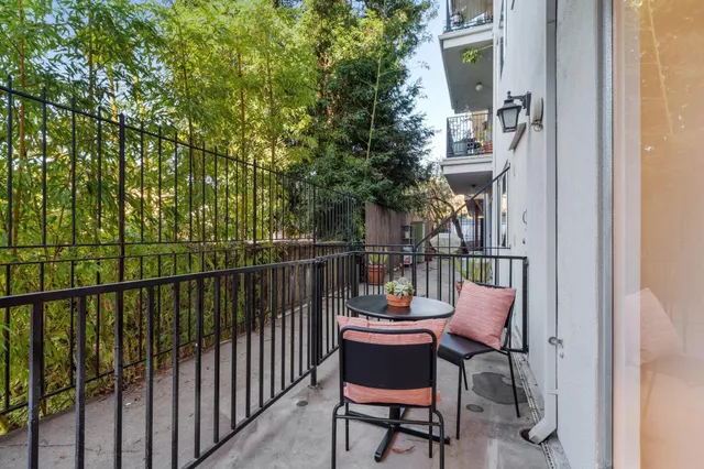a view of balcony and patio