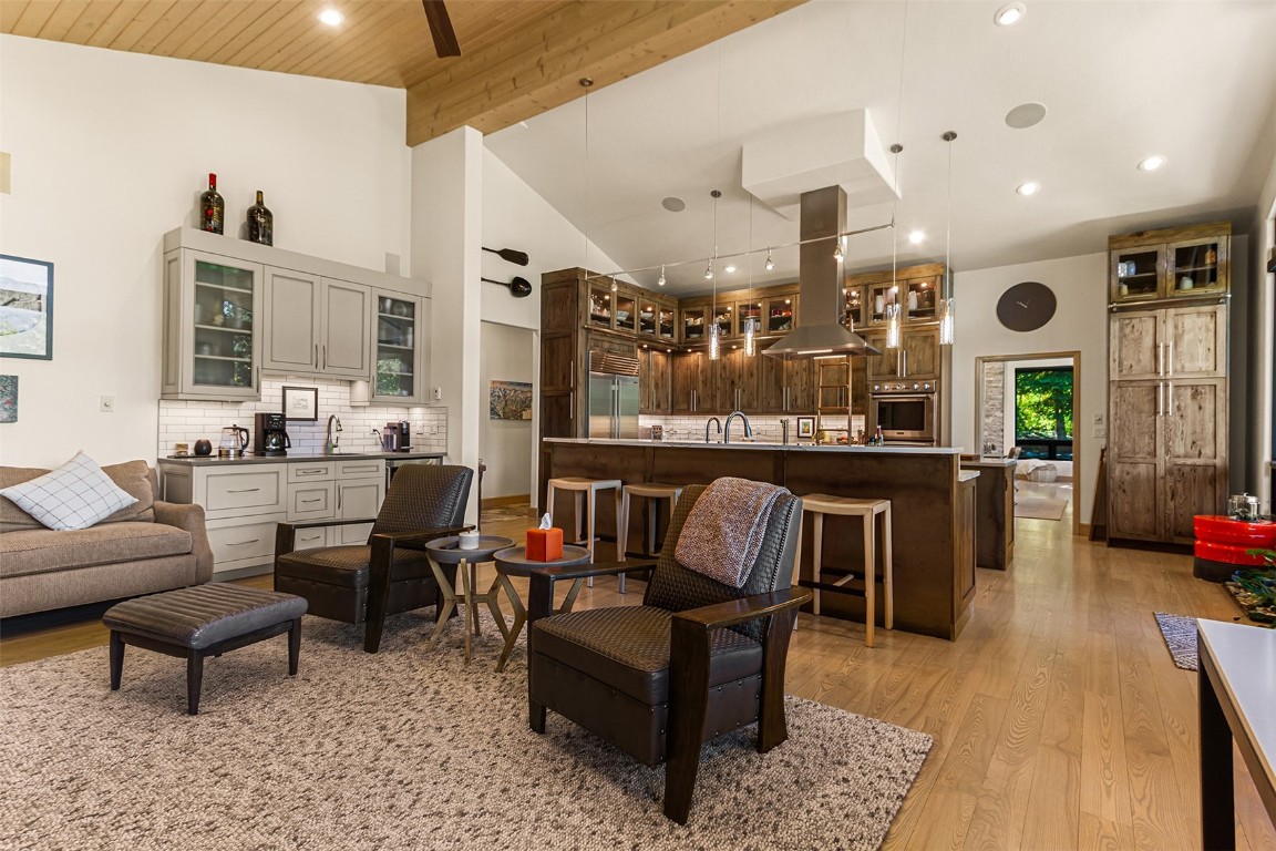 1031 Boreas Pass Road Breckenridge, CO 80424 - Photo 24 of 49 a living room with furniture and a large window