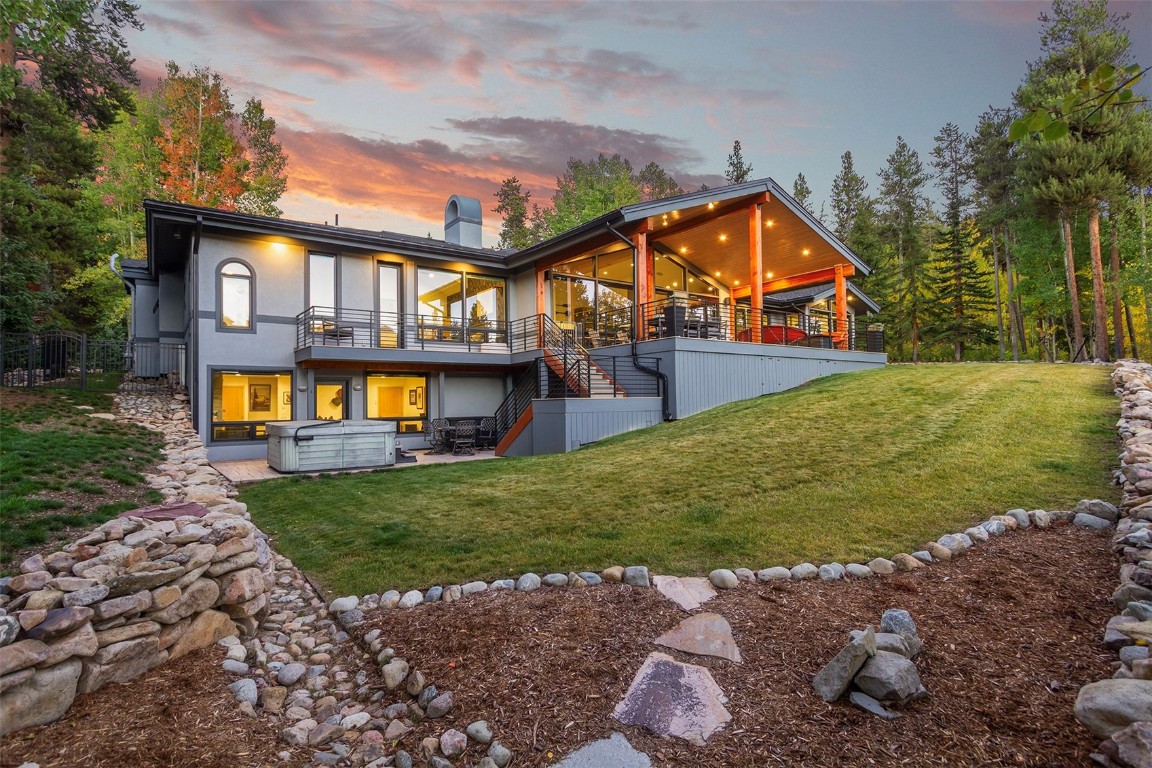 1031 Boreas Pass Road Breckenridge, CO 80424 - Photo 8 of 49 a front view of a house with a yard