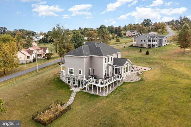 a view of a lake with a nearby beach