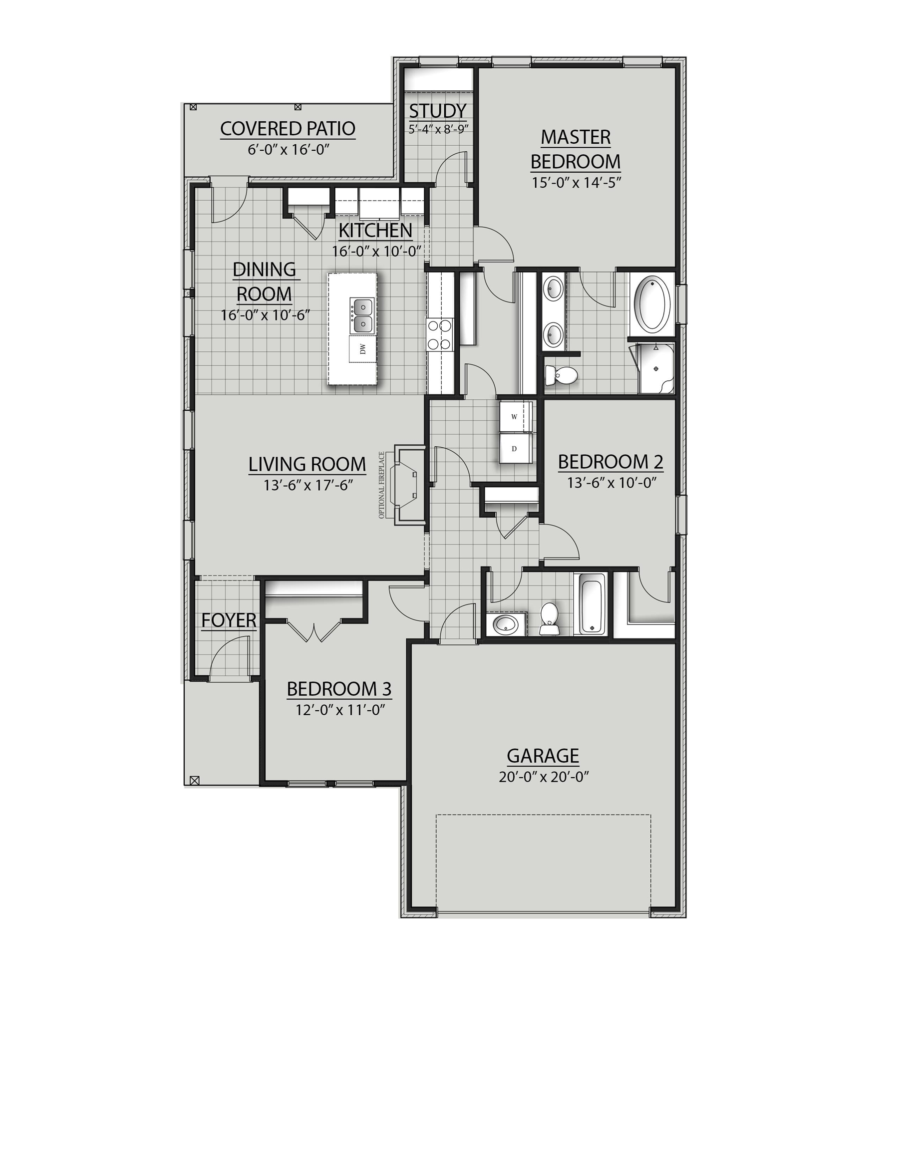 1344 Aldon Street Foley, AL 36535 - Photo 3 of 3 View of room layout