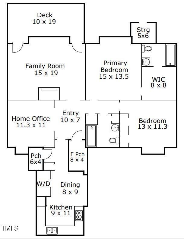 5818 Sentinel Drive Raleigh, NC 27609 - Photo 50 of 50 Sentinel Floorplan