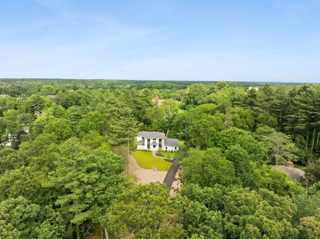 a view of a back yard