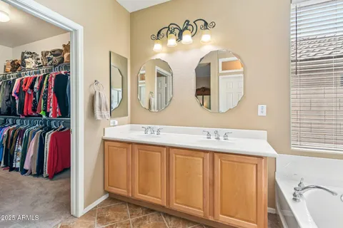 a view of a walk in closet