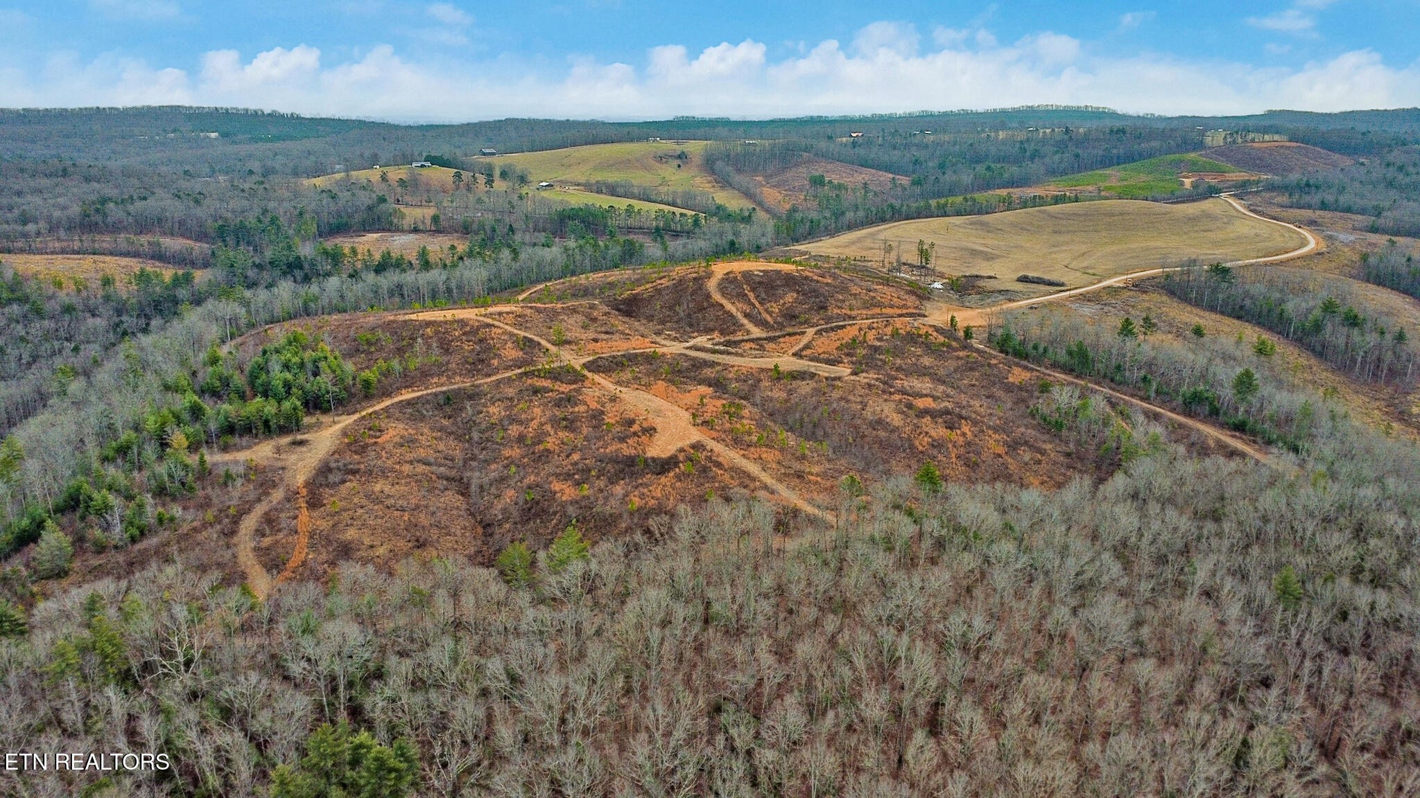 0 Possom Trot Road Grandview, TN 37337 - Photo 3 of 8 an aerial view of lake with residential house