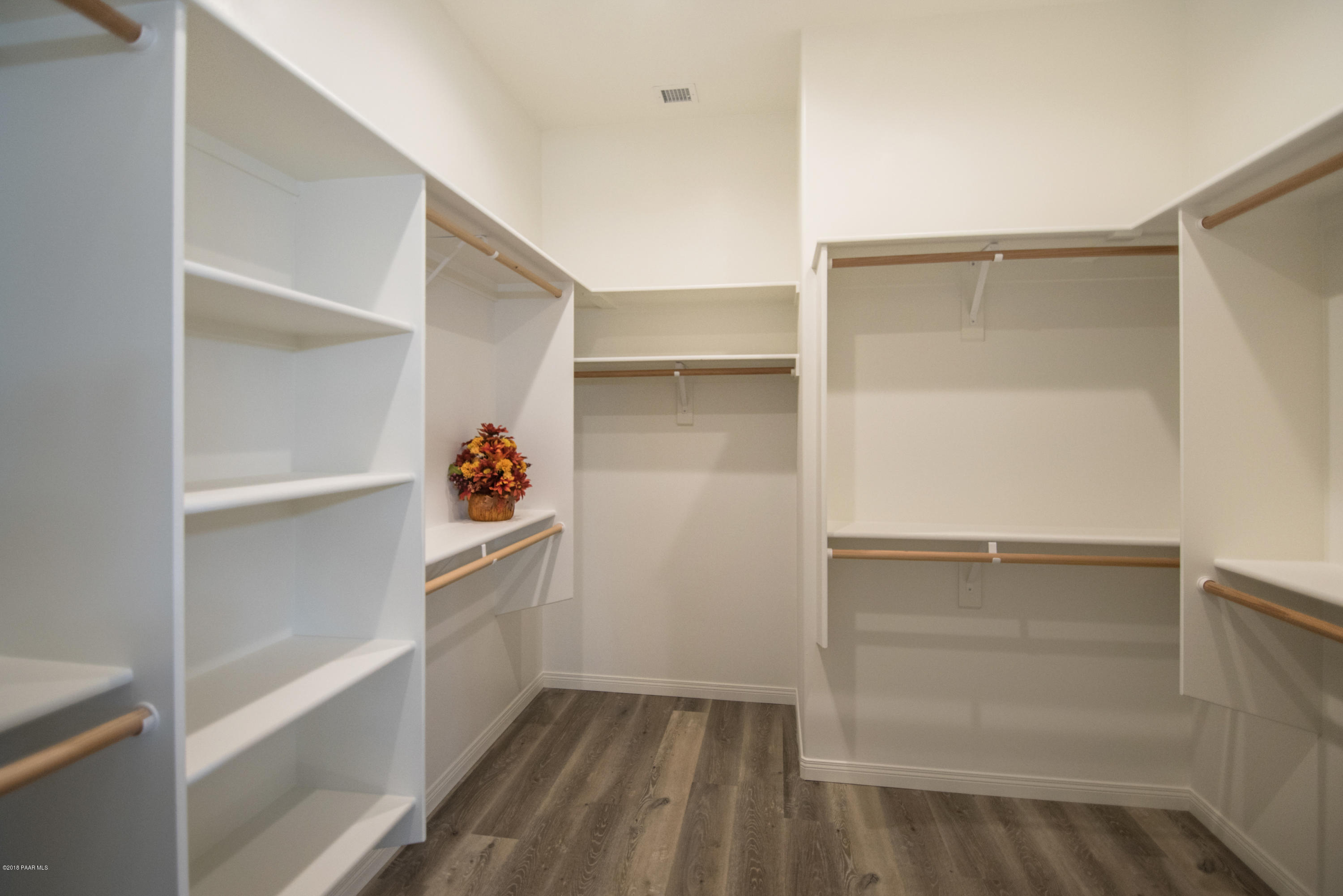 531 Miracle Rider Road Prescott, AZ 86301 - Photo 19 of 31 a view of walk in closet with empty racks