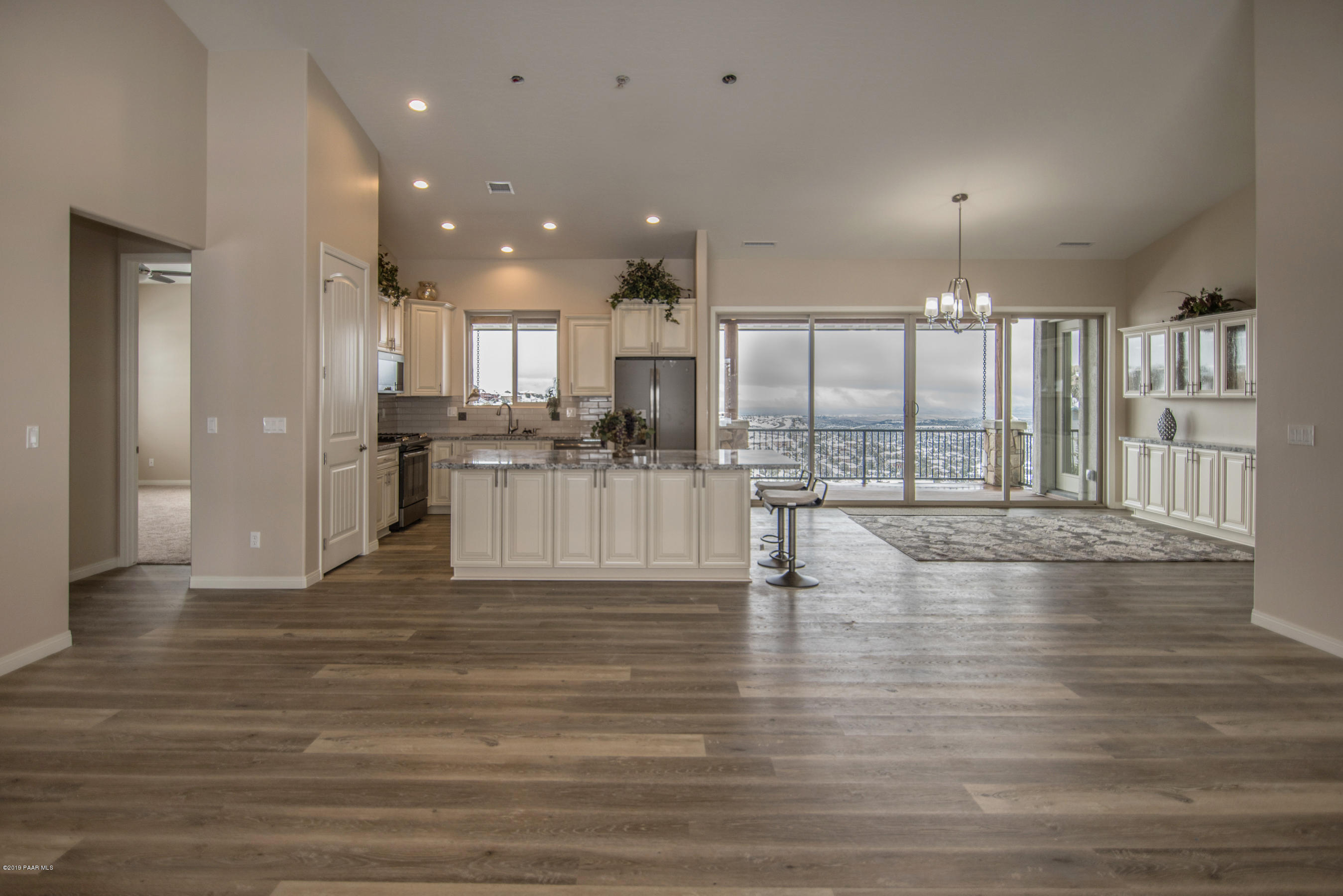 531 Miracle Rider Road Prescott, AZ 86301 - Photo 5 of 31 a view of kitchen with cabinets and wooden floor