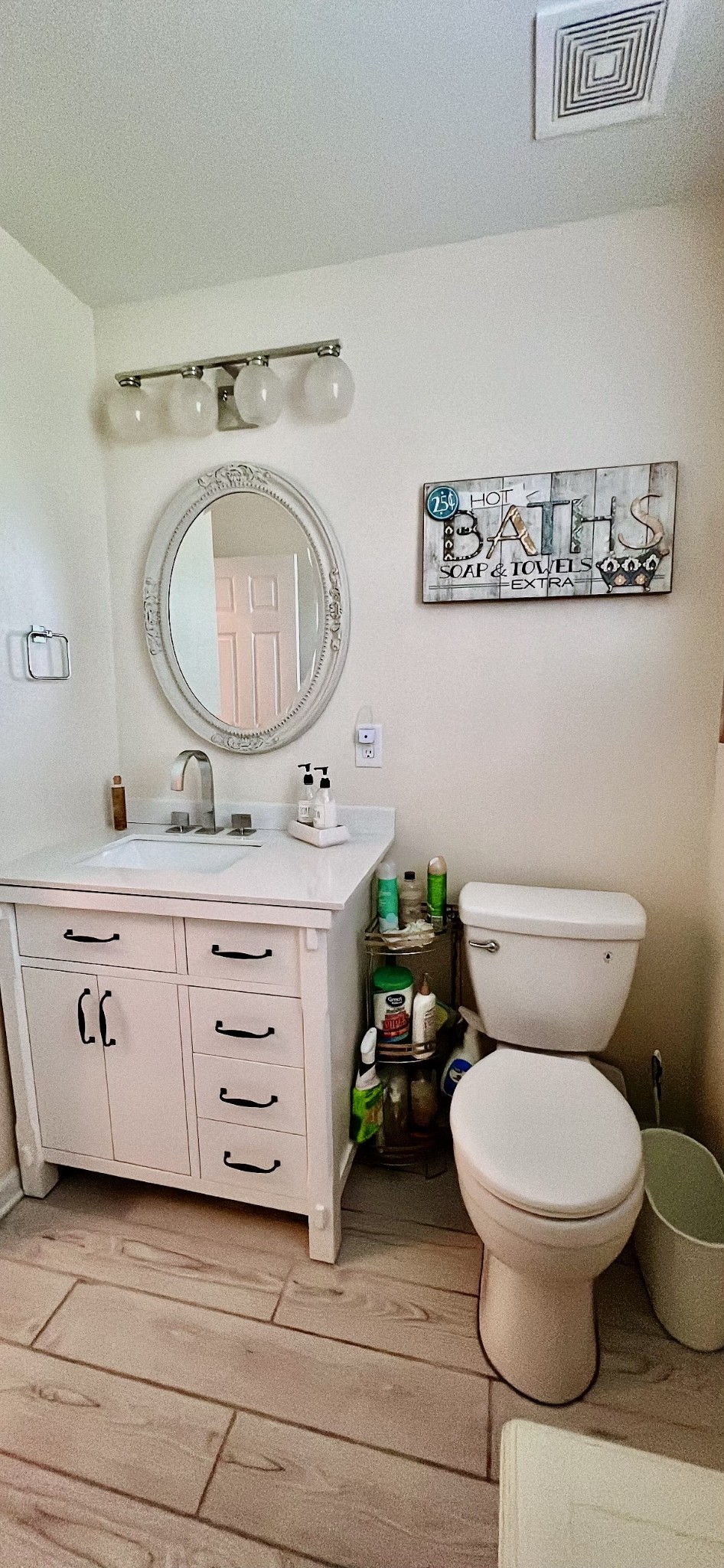 319 Copeland Road Clarksville, TN 37042 - Photo 13 of 30 a bathroom with a toilet a sink and a mirror