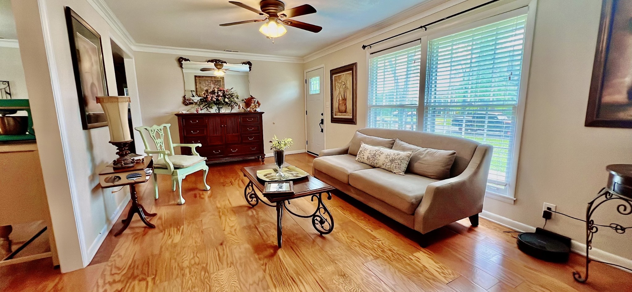 319 Copeland Road Clarksville, TN 37042 - Photo 2 of 30 a living room with furniture and a fireplace