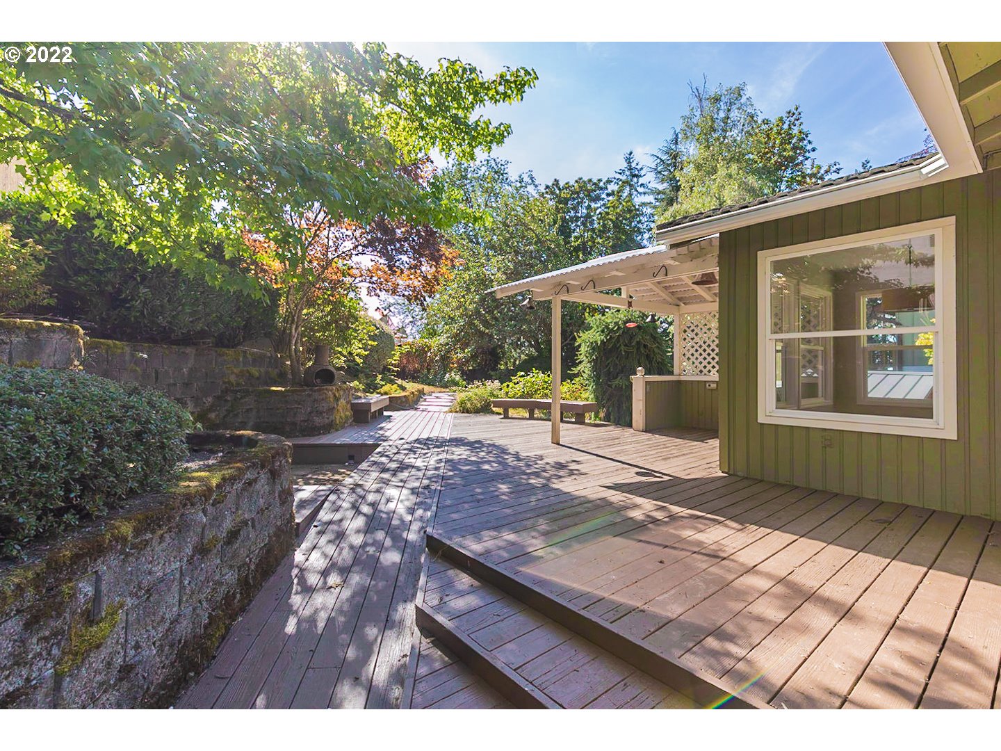 1302 Southwest 19th Drive Gresham, OR 97080 - Photo 32 of 32 a view of a backyard with a garden