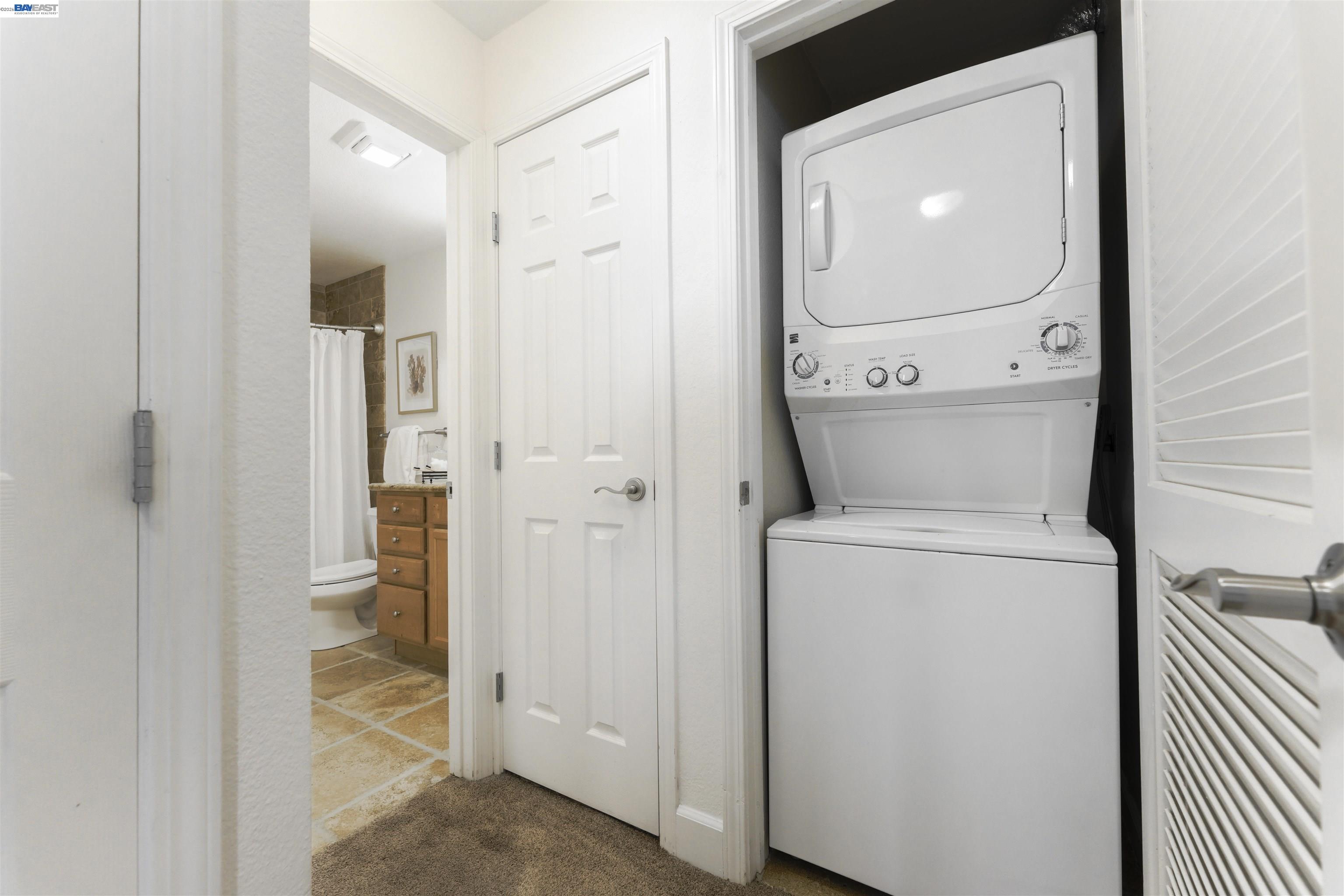 364 Eastridge Drive San Ramon, CA 94582 - Photo 16 of 23 a view of bathroom with a washer and dryer