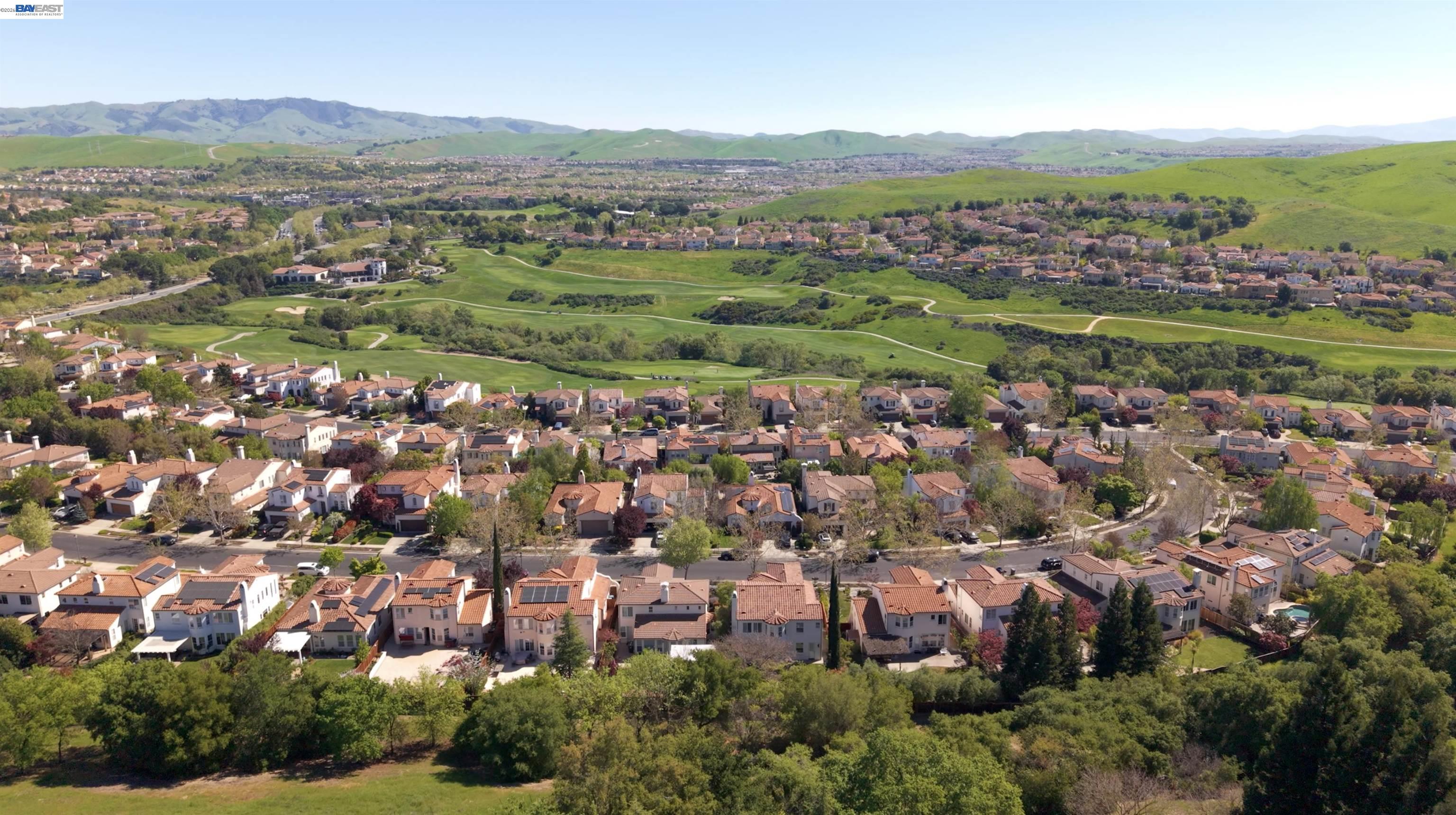 364 Eastridge Drive San Ramon, CA 94582 - Photo 23 of 23 an aerial view of residential houses with outdoor space and trees