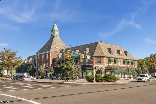 a front view of a building