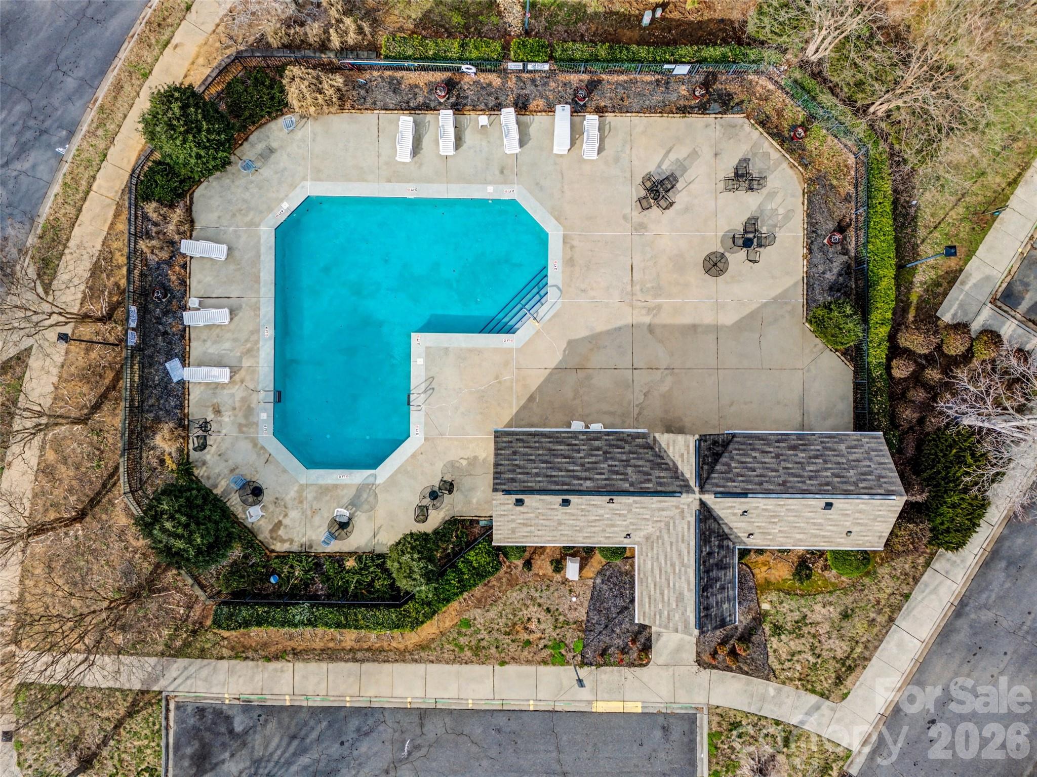 232 Butler Place Fort Mill, SC 29715 - Photo 28 of 32 an aerial view of a house with outdoor space
