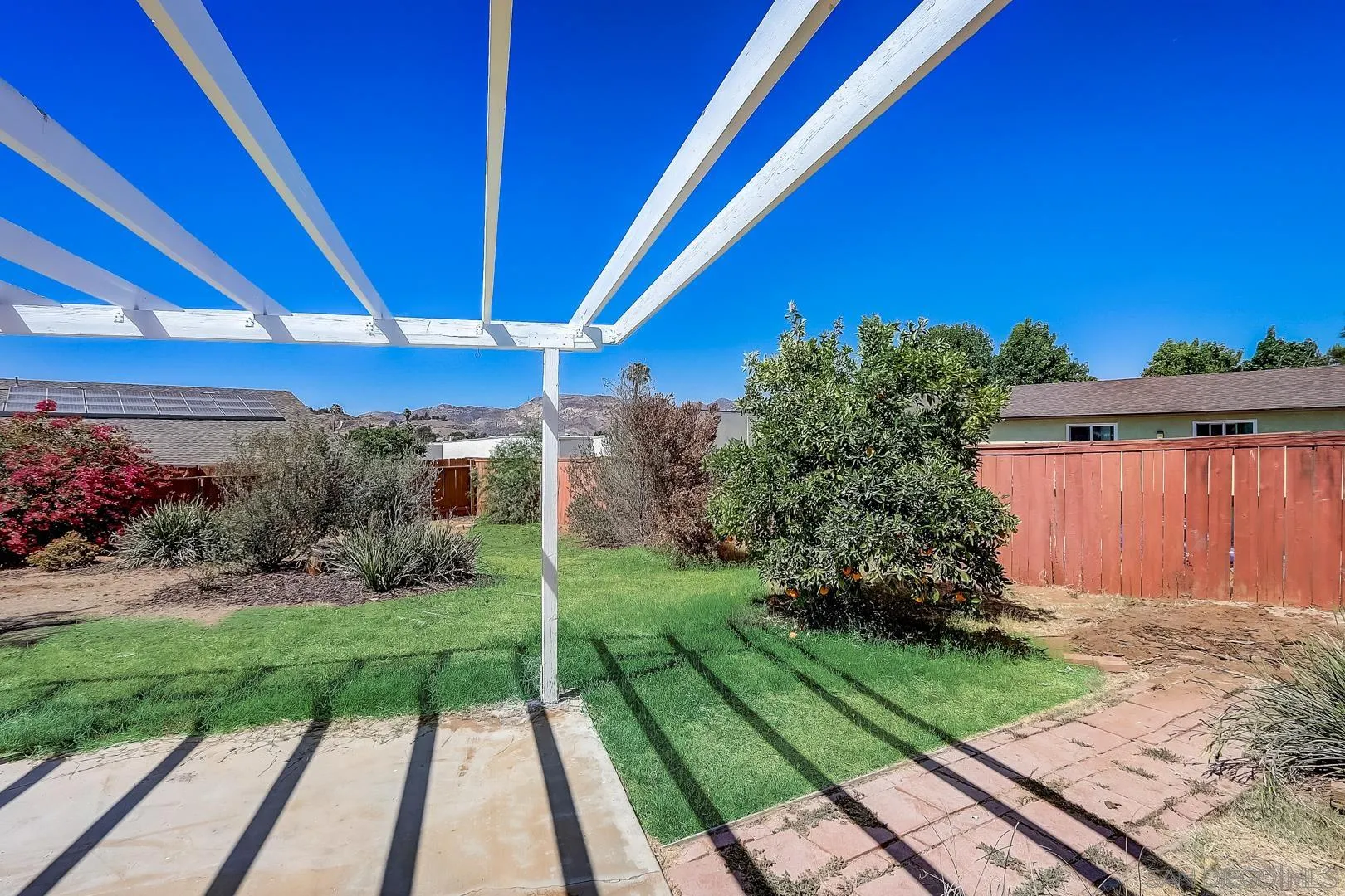 11988 Mountainview Heights Lakeside, CA 92040 - Photo 21 of 26 a view of a backyard with pathway