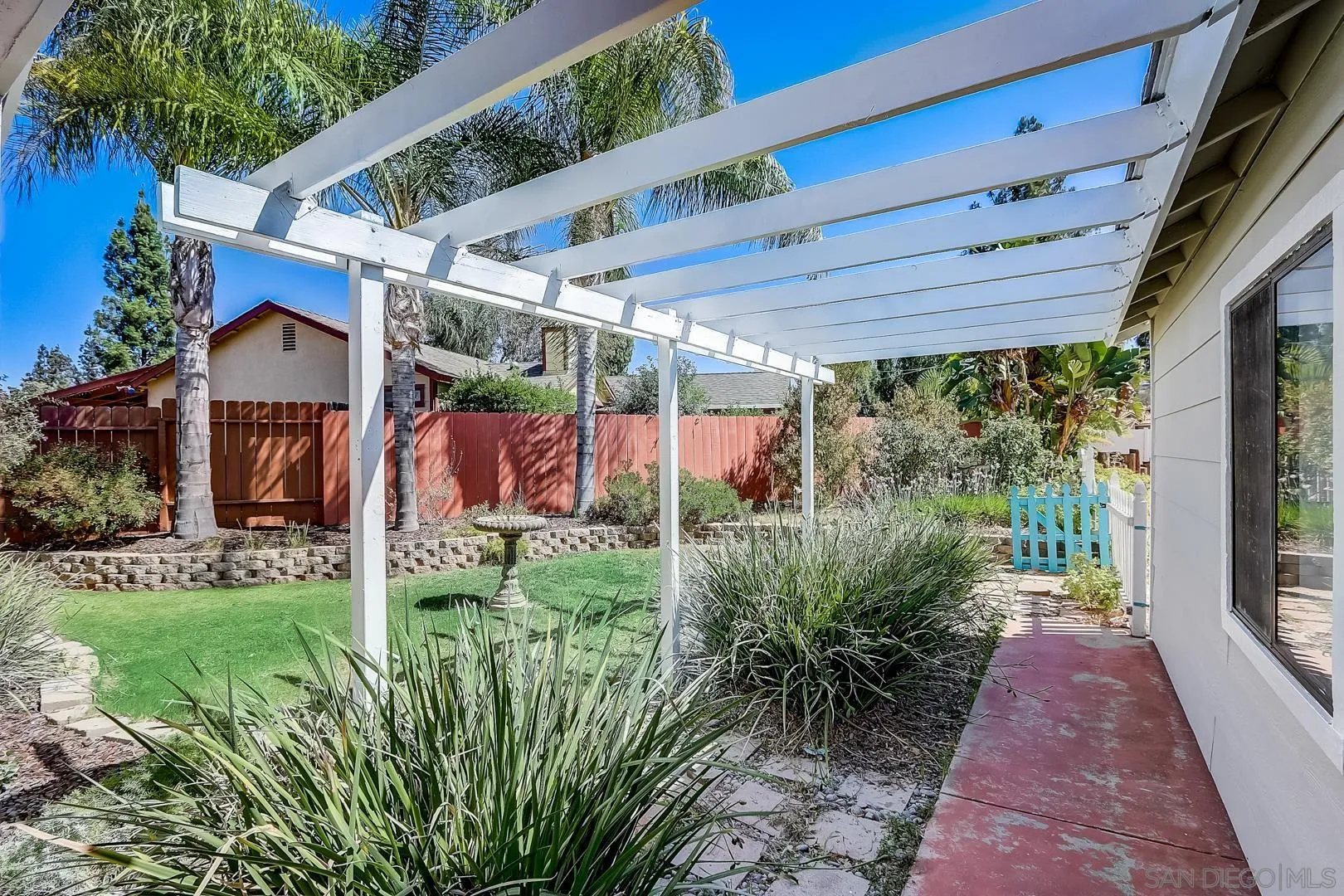11988 Mountainview Heights Lakeside, CA 92040 - Photo 25 of 26 a view of a backyard with garden