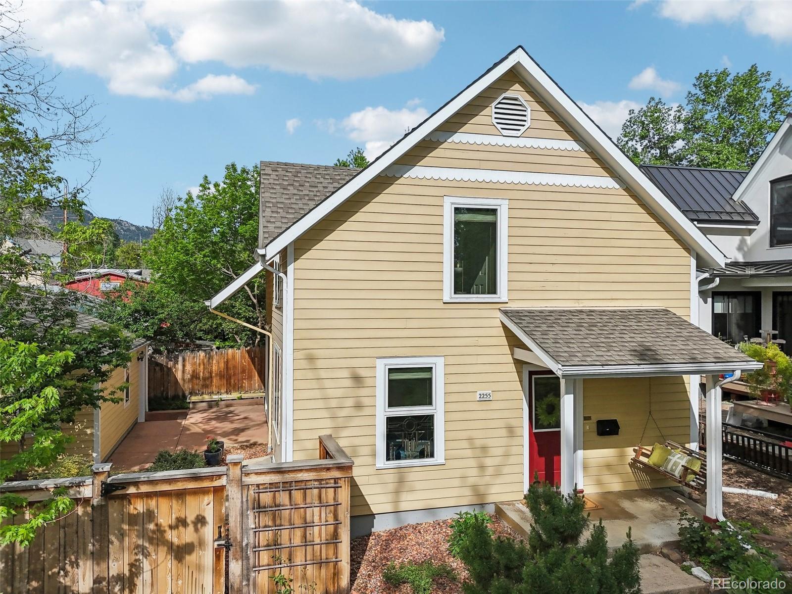 2255 18th Street Boulder, CO 80302 - Photo 36 of 45 a view of outdoor space yard and front view of a house