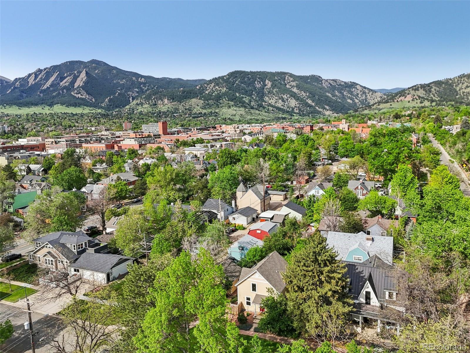 2255 18th Street Boulder, CO 80302 - Photo 37 of 45 a view of a city with mountains in the background