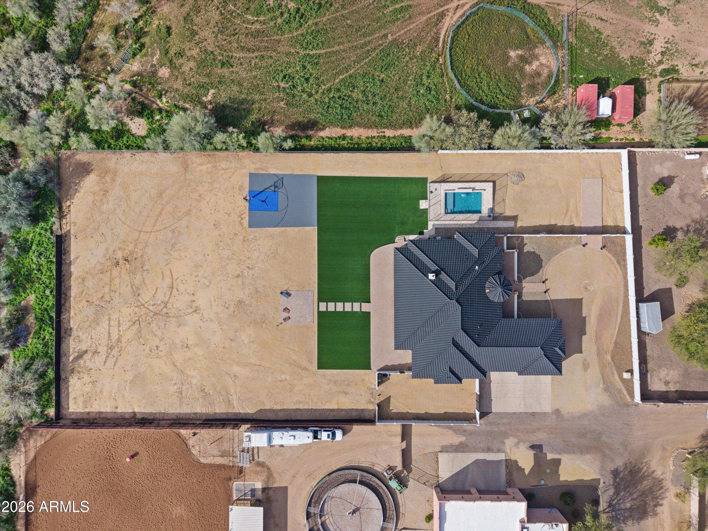 1617 West Maddock Road Phoenix, AZ 85086 - Photo 47 of 50 an aerial view of a house