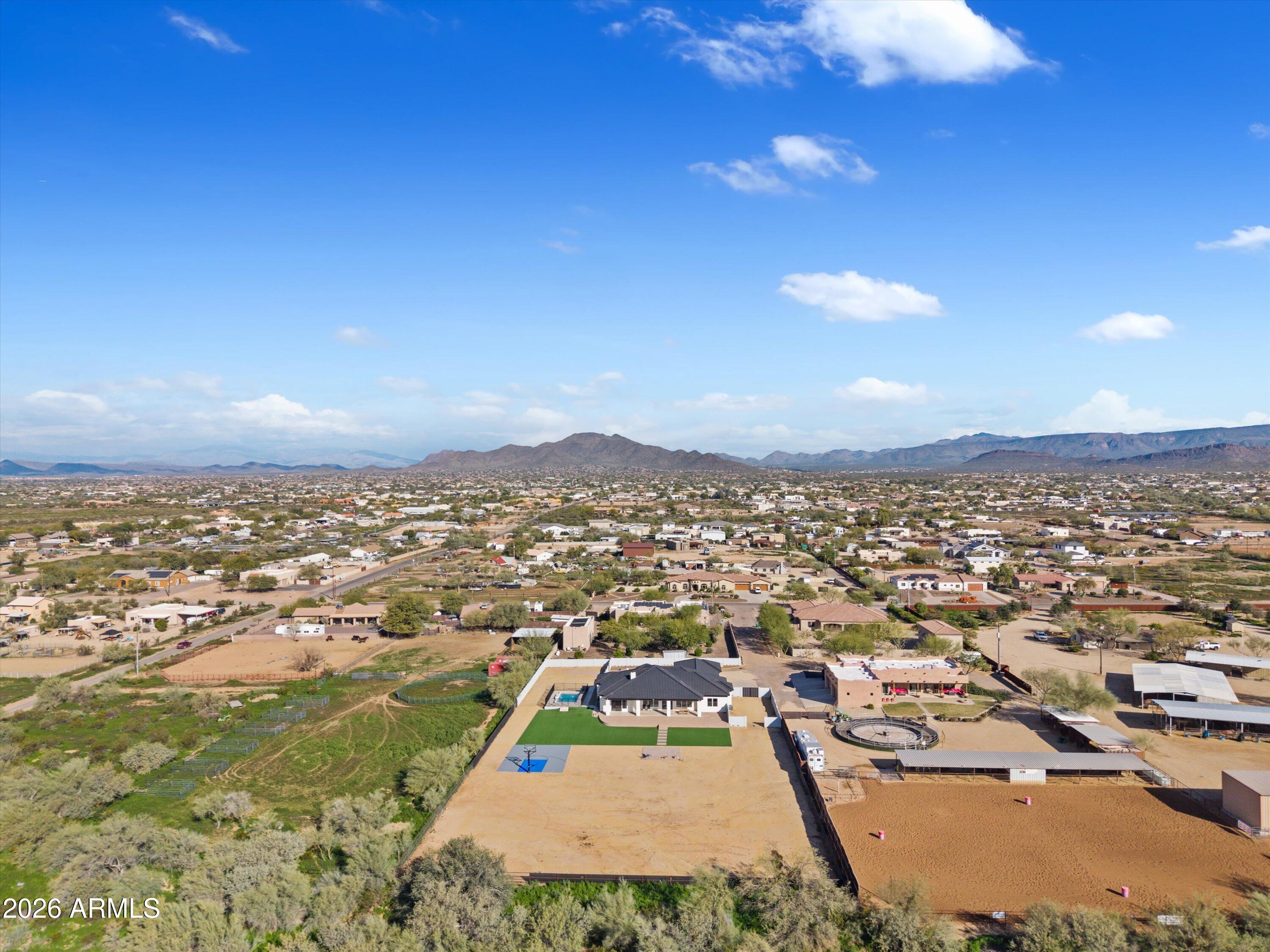 1617 West Maddock Road Phoenix, AZ 85086 - Photo 48 of 50 an aerial view of residential houses with city view