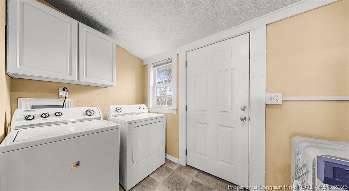 106 County Avenue Dunn, NC 28334 - Photo 16 of 24 a utility room with dryer and washer