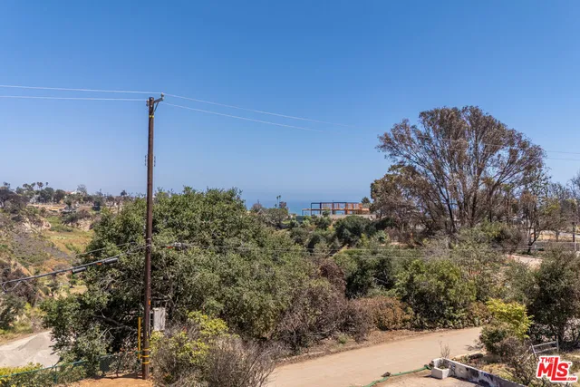 a view of a outdoor space with mountain view