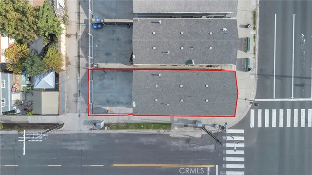 an aerial view of residential houses