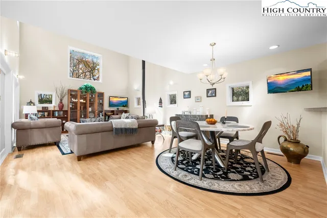 a view of a living room