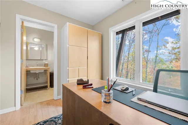 a room with storage and utility