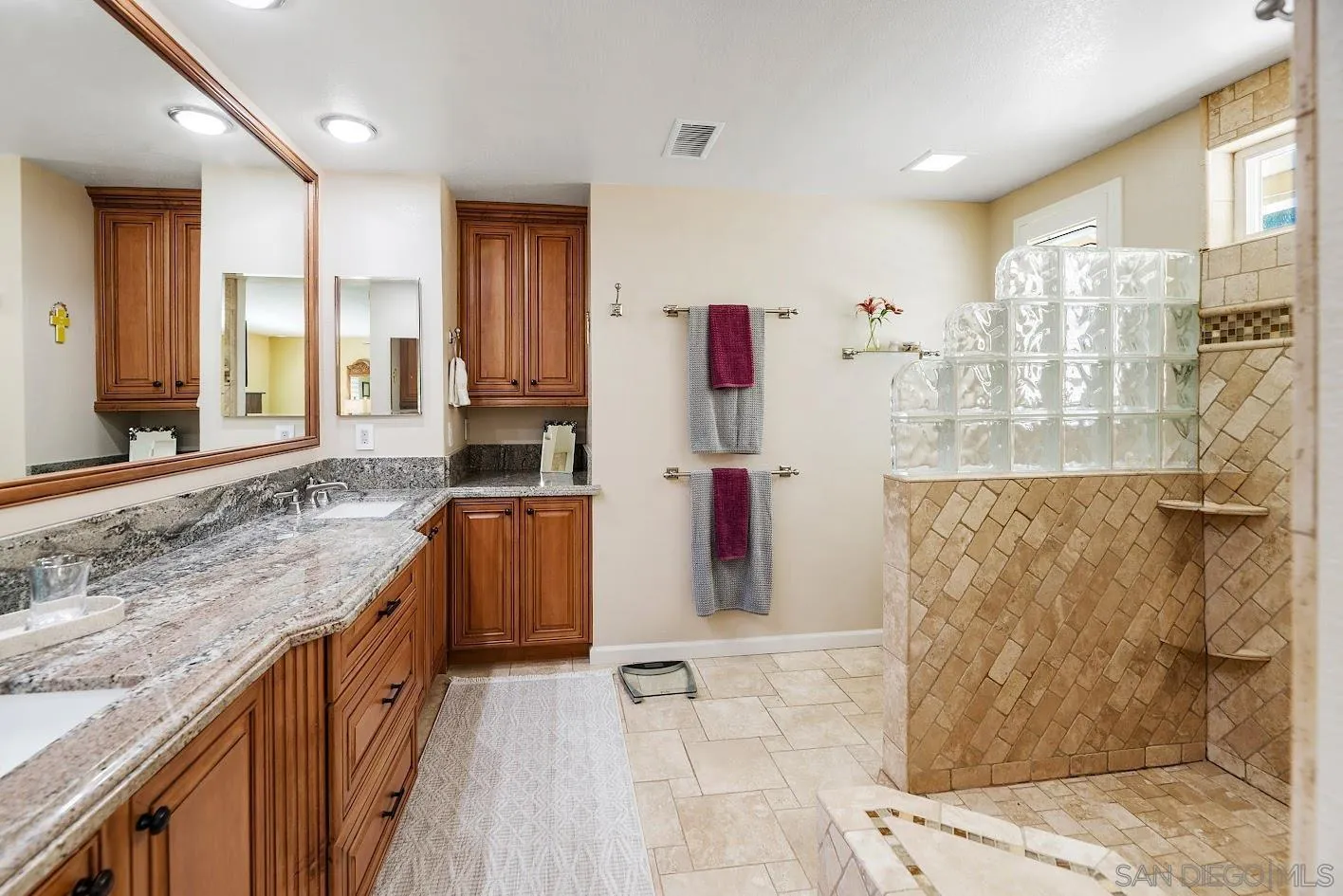 14922 Derringer Road Poway, CA 92064 - Photo 24 of 66 a kitchen with granite countertop a refrigerator and a sink