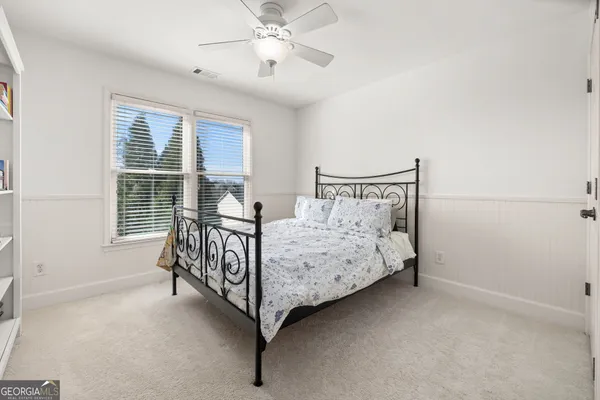 a view of a house with wooden floor