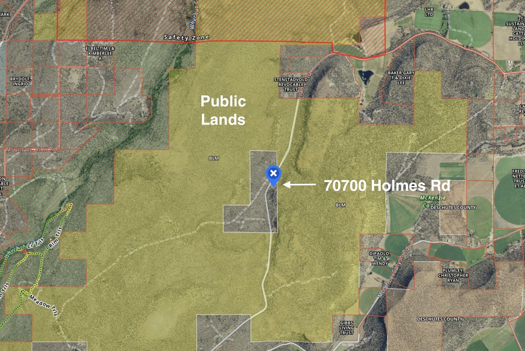 70700 Holmes Road Sisters, OR 97759 - Photo 53 of 53 Enjoy entry to thousands of acres of public lands with trails to Whychus Creek and the Metolius Winter Range.