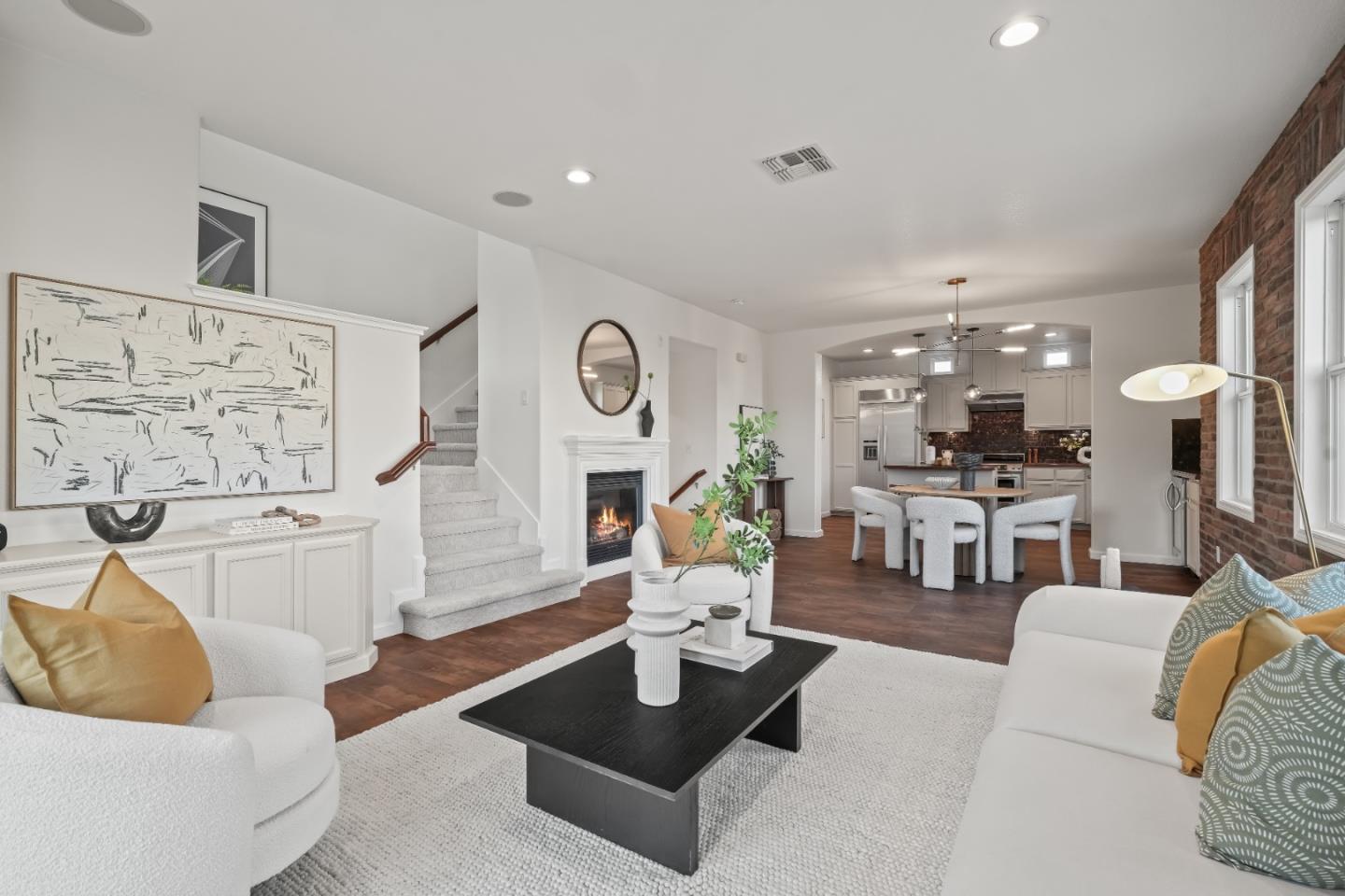 451 Chagall Street Mountain View, CA 94041 - Photo 8 of 58 a living room with furniture and a clock