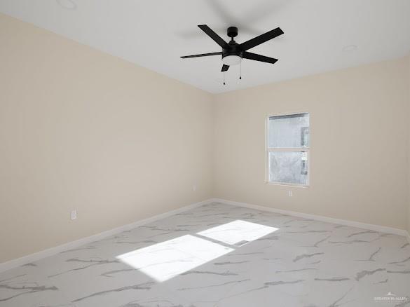 611 Mountain Road, Unit A Mission, TX 78573 - Photo 6 of 12 an empty room with a window and a fan