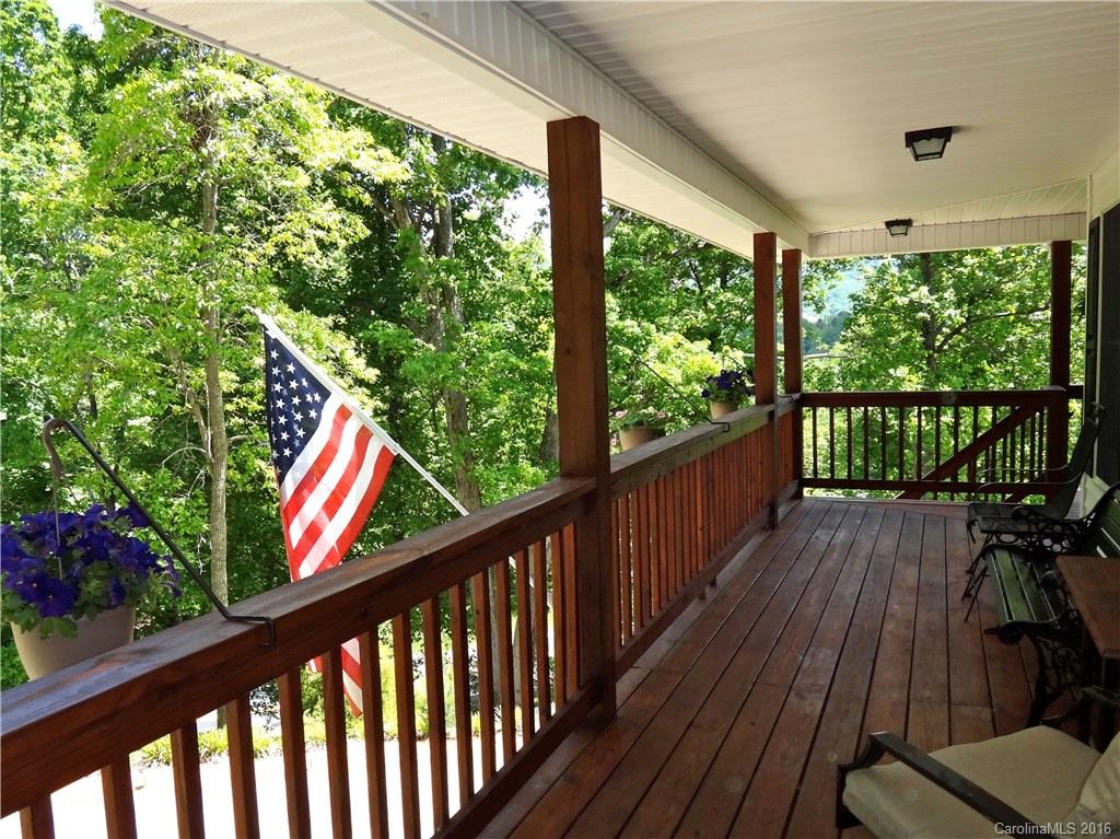 660 Edwards Cove Road, Unit 1 Waynesville, NC 28786 - Photo 23 of 24 a view of balcony with wooden floor