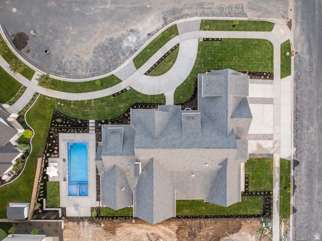 423 Eldorado Drive Mapleton, UT 84664 - Photo 40 of 40 Aerial view of a pool