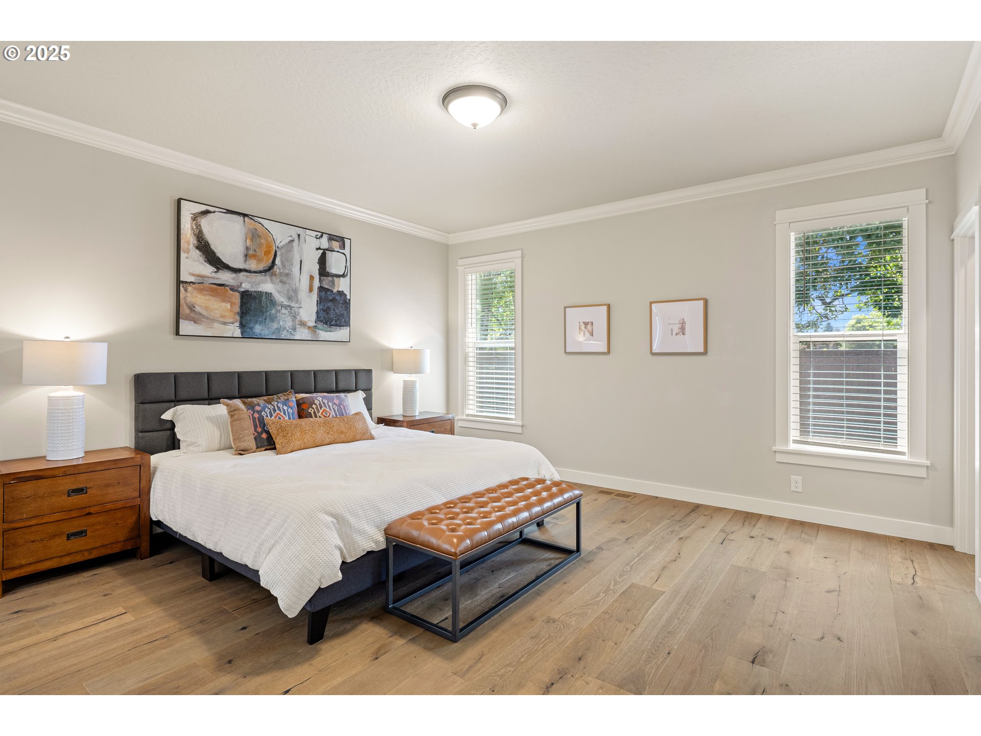 1408 Taylor Street Eugene, OR 97402 - Photo 15 of 43 a bedroom with a bed and a night stand